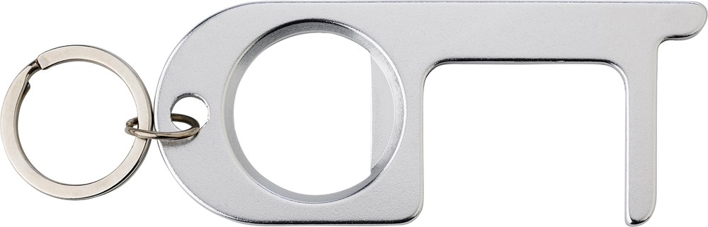 Aluminium deuropener Jada - zilver